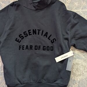 Essentials Fear of God Black Hoodie